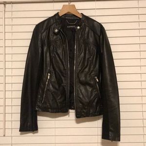 Black leather jacket from Express